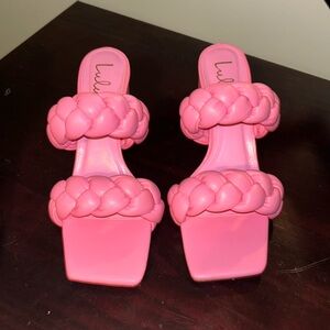 Pink Lulus Heels